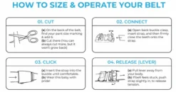 Black Leather Ratchet Belt & Buckle Set - Gun Metal -Fashion Clothing Black Leather Ratchet Belt Buckle Set Gun Metal S 3 56763.1715197749