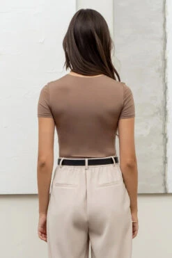 Blu Pepper Round Neck Bodysuit -Fashion Clothing Blu Pepper Round Neck Bodysuit DEEPTAUP 2 83951.1718812421