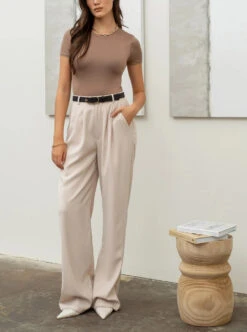 Blu Pepper Round Neck Bodysuit