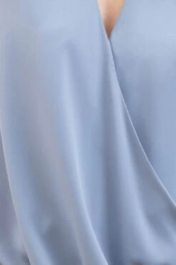 Blu Pepper Wrap Drape Sleeveless Blouse -Fashion Clothing Blu Pepper Wrap Drape Sleeveless Blouse MEDBLUE 4 97573.1713289287