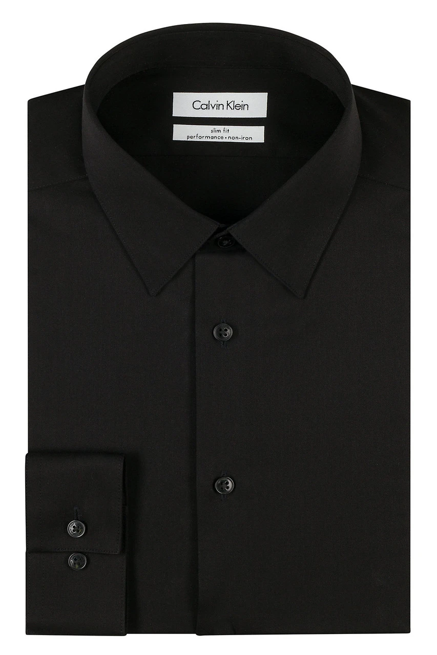 Calvin Klein Steel Slim-Fit Dress Shirt - 33K2479 2 Calvin Klein Steel Slim-Fit Dress Shirt - 33K2479 - Image 2
