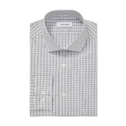 Calvin Klein Steel Slim Fit Dress Shirt - 33K555 -Fashion Clothing Calvin Klein Steel Slim Fit Dress Shirt 33K555 GRAY 1 52120.1710880810