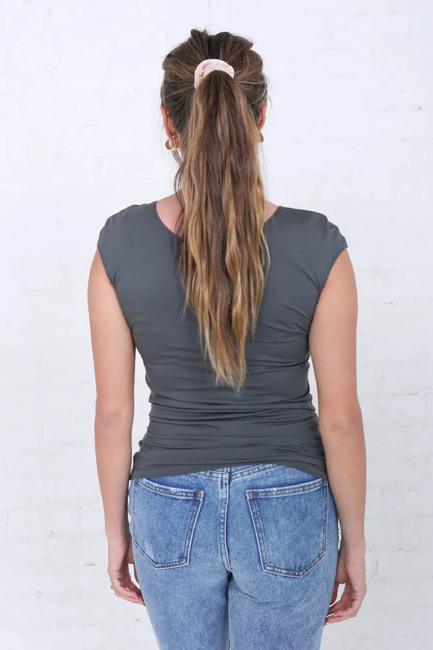 Cap Sleeve Layering Tee 16 Cap Sleeve Layering Tee - Image 16