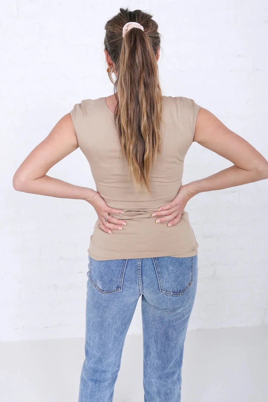 Cap Sleeve Layering Tee 12 Cap Sleeve Layering Tee - Image 12