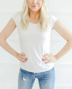 Cap Sleeve Layering Tee