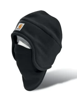 Carhartt Fleece 2 In 1 Headgear 5 Carhartt Fleece 2 In 1 Headgear -Fashion Clothing Carhartt Fleece 2 in 1 Headgear BLACK 1 13480.1710790862