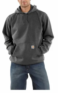 Carhartt® Hooded Pullover Midweight Sweatshirt -Fashion Clothing Carhartt Hooded Pullover Midweight Sweatshirt CARBONHT 1 10800.1710790759