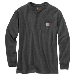 Carhartt Long Sleeve Henley -Fashion Clothing Carhartt Long Sleeve Henley CARBONHT 1 38289.1715609797