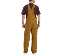Carhartt Quilt-Lined Washed Duck Bib Overalls -Fashion Clothing Carhartt Quilt Lined Washed Duck Bib Overalls BRN 3 19600.1710791495