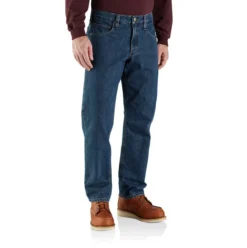 Carhartt Relaxed Fit Flannel-lined Jeans
