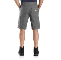 Carhartt Rugged Flex® Relaxed Fit Ripstop Cargo Work Short -Fashion Clothing Carhartt Rugged Flex Relaxed Fit Ripstop Cargo Work Short STEEL 2 85601.1710791011