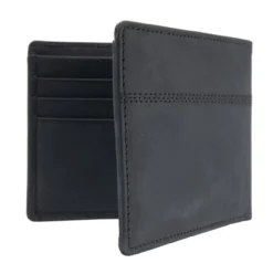 Carhartt Saddle Leather Bifold Wallet -Fashion Clothing Carhartt Saddle Leather Bifold Wallet BLACK 4 54060.1717689068