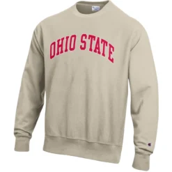 Champion Reverse Weave Ohio State Crew -Fashion Clothing Champion Reverse Weave Ohio State Crew OATMEAL 1 10339.1710875281