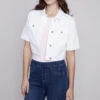 Charlie B Short Sleeve Crop Jacket