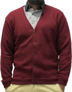 Classics By Palmland Button Front Cardigan 14 Classics By Palmland Button Front Cardigan -Fashion Clothing Classics By Palmland Button Front Cardigan BURGUNDY 1 63870.1710889800