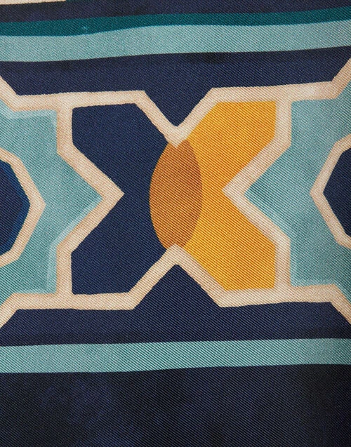 Swing Dress Casareale Placèe Emerald In Silk Twill 6 Swing Dress Casareale Placèe Emerald In Silk Twill - Image 6