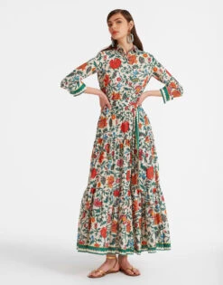 Bellini Dress Dragonflower Mini Multicolor In Voile Cotton -Fashion Clothing DRE0016COT003DRE02 MU01 2