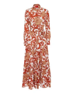 Bellini Dress Reef White In Voile Cotton -Fashion Clothing DRE0016COT003REE01 WH01 7