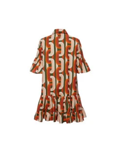 Choux Dress Prometheus Pale Pink In Summer Poplin -Fashion Clothing DRE0193COT039EUS01 PI02 8