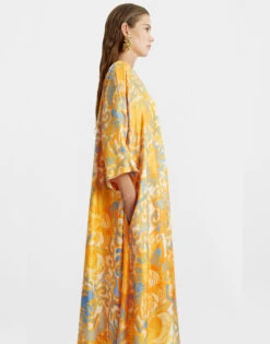 Muumuu Dress Anemone Orange In Silk Twill -Fashion Clothing DRE0308SIL001ANE01 OR02 2