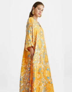 Muumuu Dress Anemone Orange In Silk Twill -Fashion Clothing DRE0308SIL001ANE01 OR02 3