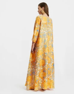 Muumuu Dress Anemone Orange In Silk Twill -Fashion Clothing DRE0308SIL001ANE01 OR02 4