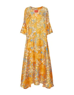 Muumuu Dress Anemone Orange In Silk Twill -Fashion Clothing DRE0308SIL001ANE01 OR02 5