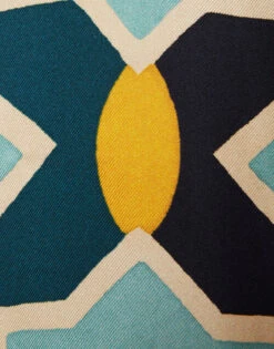 Swing Dress Plaza Light Blue In Silk Twill With Feathers -Fashion Clothing DRE0316SIL001PLA01 BU01 6