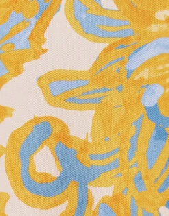 Mini Swing Dress Anemone Orange In Silk Twill With Feathers -Fashion Clothing DRE0397SIL001ANE01 OR02 7