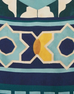 The Kaftan Casareale Placèe Emerald In Silk Twill With Feathers -Fashion Clothing DRE0552SIL001REA01 GR04 6