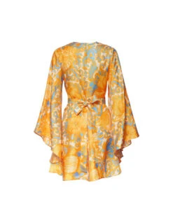 Mini Magnifico Dress Anemone Orange In Silk Twill -Fashion Clothing DRE0561SIL001ANE01 OR02 11