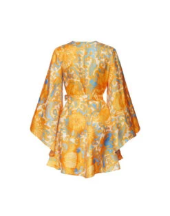 Mini Magnifico Dress Anemone Orange In Silk Twill -Fashion Clothing DRE0561SIL001ANE01 OR02 9