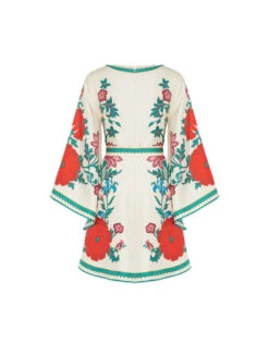 Mini Magnifico Dress Dragonflower Placée Multicolor In Silk Twill -Fashion Clothing DRE0575SIL001DRE05 MU01 10