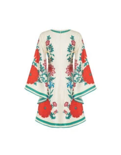 Mini Magnifico Dress Dragonflower Placée Multicolor In Silk Twill -Fashion Clothing DRE0575SIL001DRE05 MU01 12