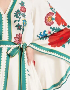 Mini Magnifico Dress Dragonflower Placée Multicolor In Silk Twill -Fashion Clothing DRE0575SIL001DRE05 MU01 3