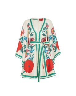 Mini Magnifico Dress Dragonflower Placée Multicolor In Silk Twill -Fashion Clothing DRE0575SIL001DRE05 MU01 9