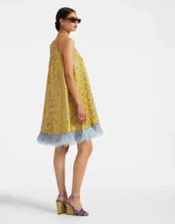 La Fenice Mini Dress Margarita In Jacquard 11 La Fenice Mini Dress Margarita In Jacquard -Fashion Clothing DRE0623JCQ039MGT01 MU01 4