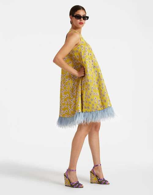 La Fenice Mini Dress Margarita In Jacquard 6 La Fenice Mini Dress Margarita In Jacquard - Image 6