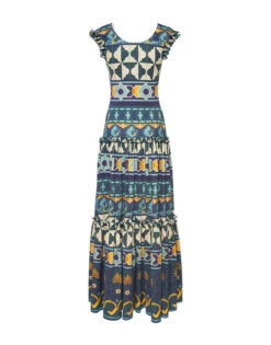 Pimento Dress Casareale Barré Placèe Emerald In Jersey Stretch 10 Pimento Dress Casareale Barré Placèe Emerald In Jersey Stretch -Fashion Clothing DRE0665JER043REA03 GR04 5