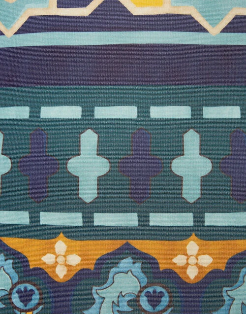 Pimento Dress Casareale Barré Placèe Emerald In Jersey Stretch 6 Pimento Dress Casareale Barré Placèe Emerald In Jersey Stretch - Image 6