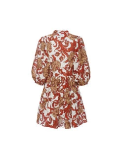 Mini Portofino Dress Reef White In Printed Lace -Fashion Clothing DRE0751EMB031REE01 WH01 8