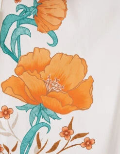 Magnifico Dress Morpheus Placée Orange In Silk Twill -Fashion Clothing DRE0788SIL001MOR01 OR02 9