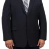 Eisenberg 2 Button Solid Navy Suit Separate Coat