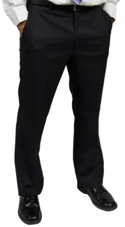 Eisenberg Flat Front Charcoal Pinstripe Suit Separate Pant