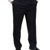 Eisenberg Pleated Solid Navy Suit Separate Pant