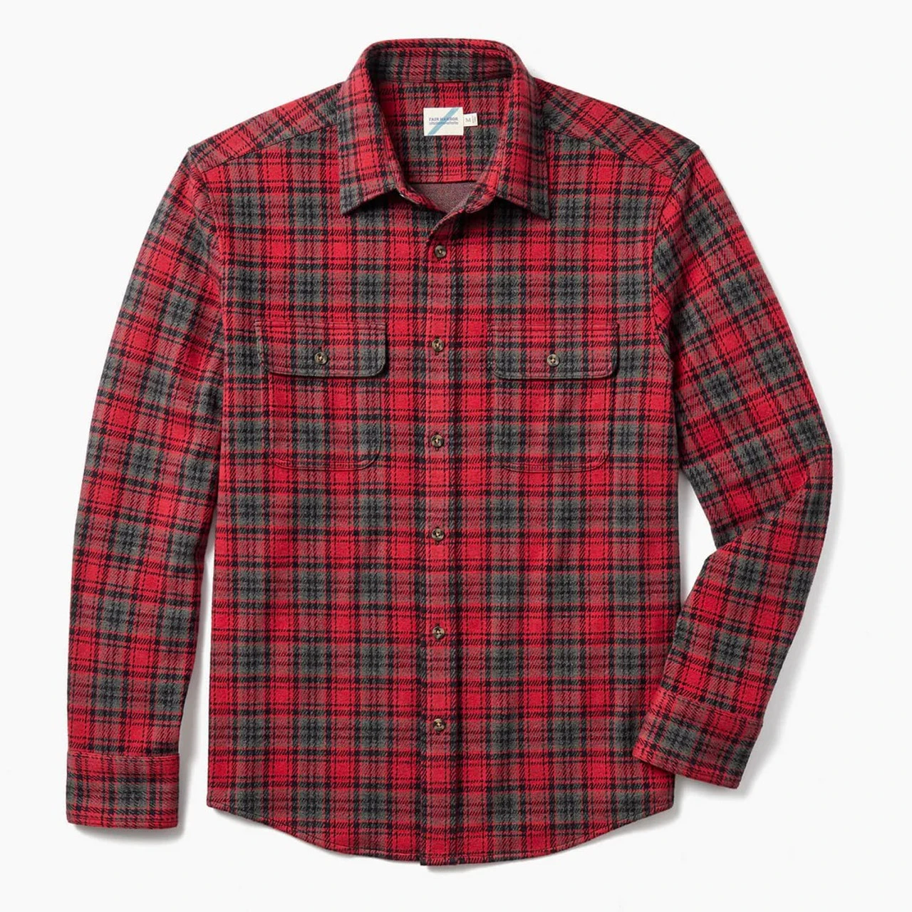 Fair Harbor The Ultra-Stretch Dunewood Flannel 6 Fair Harbor The Ultra-Stretch Dunewood Flannel - Image 6