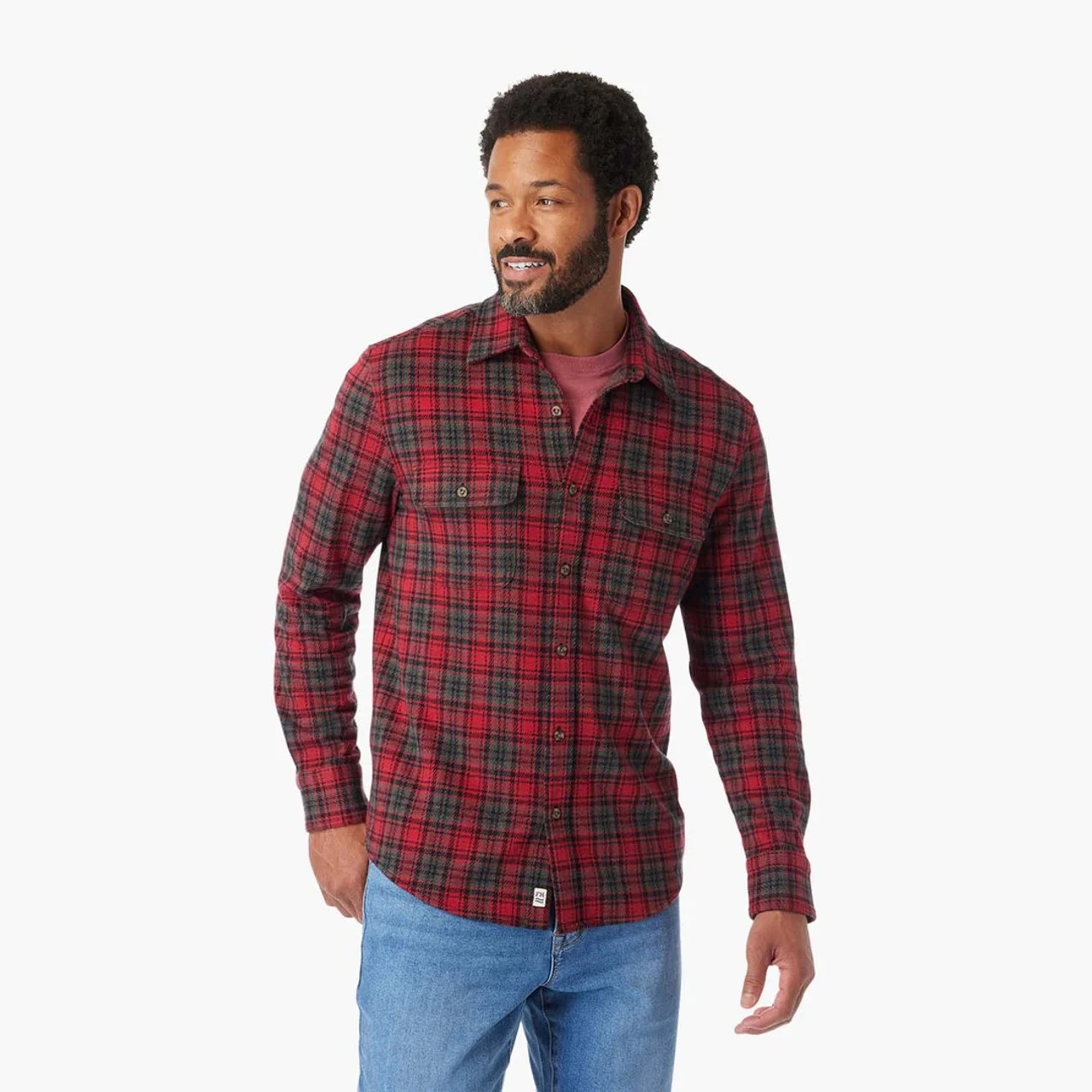 Fair Harbor The Ultra-Stretch Dunewood Flannel 7 Fair Harbor The Ultra-Stretch Dunewood Flannel - Image 7