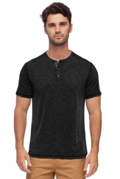 Flag & Anthem MadeFlex Momentum Slub Henley 15 Flag & Anthem MadeFlex Momentum Slub Henley -Fashion Clothing Flag Anthem MadeFlex Momentum Slub Henley BLACK 3 79019.1716915045