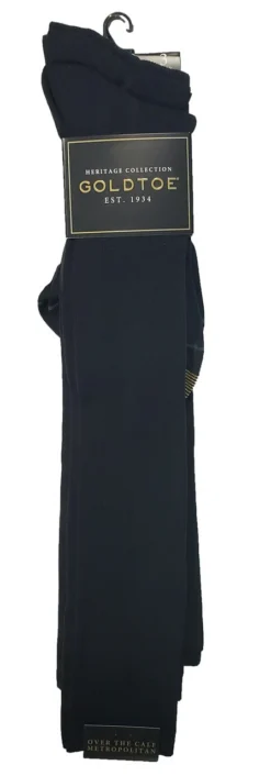 Gold Toe Men's Over The Calf Metropolitan Dress Socks 3Pk 9 Gold Toe Men's Over The Calf Metropolitan Dress Socks 3Pk -Fashion Clothing Gold Toe Men s Over the Calf Metropolitan Dress Socks 3Pk S 3 78354.1710890403