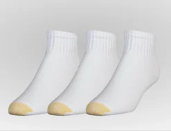 Gold Toe Ultra Tec Cotton Quarter Top Extended Size Socks